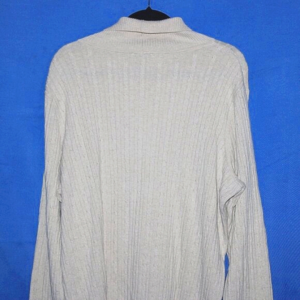 Kim Rogers Mock Neck Rib Knit Sweater Cotton XXL - Picture 4 of 5